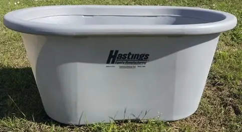 6' Oblong - Poly Tank W/Brace 1
