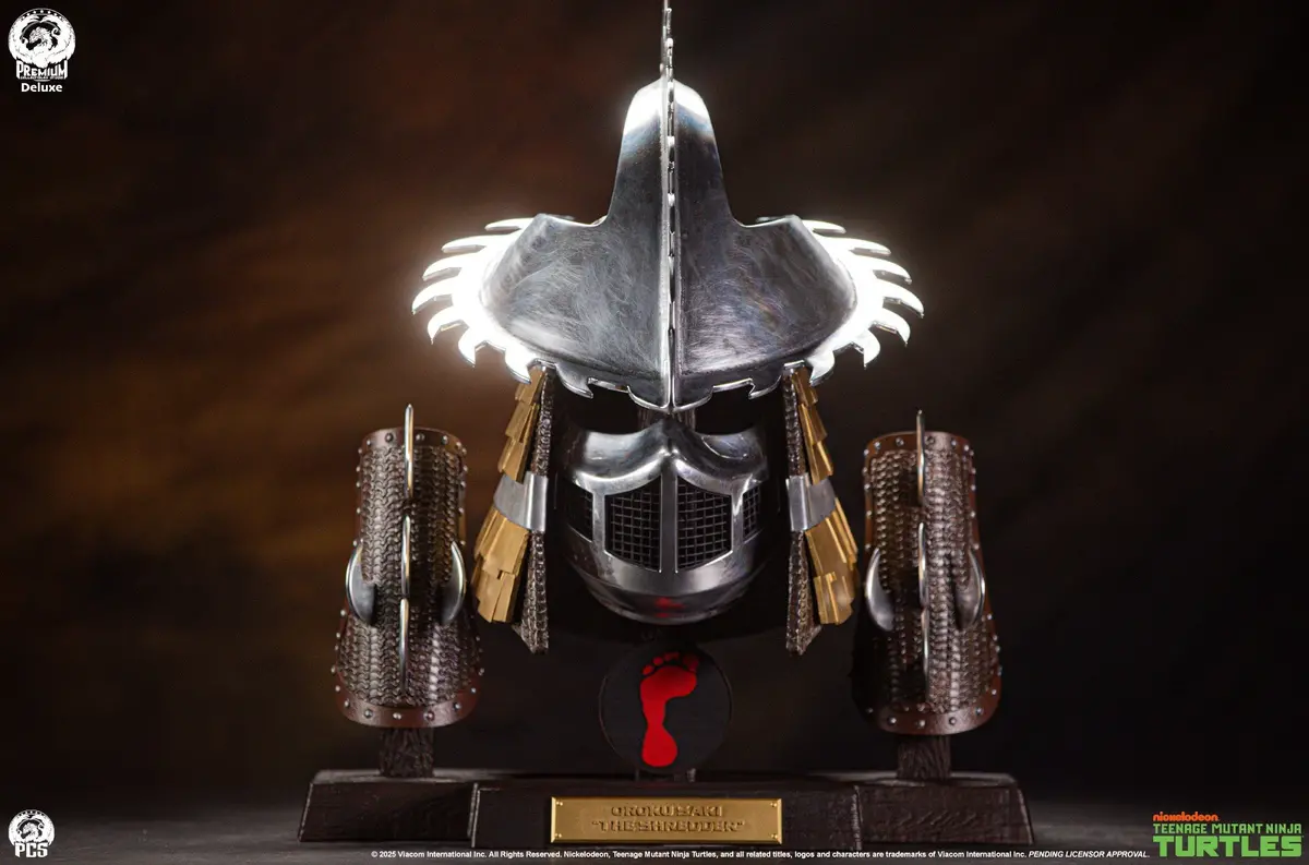 Teenage Mutant Ninja Turtles: Shredder Life-Sized Stainless Steel Armor Set Ooze Edition (Pre-Order) 1