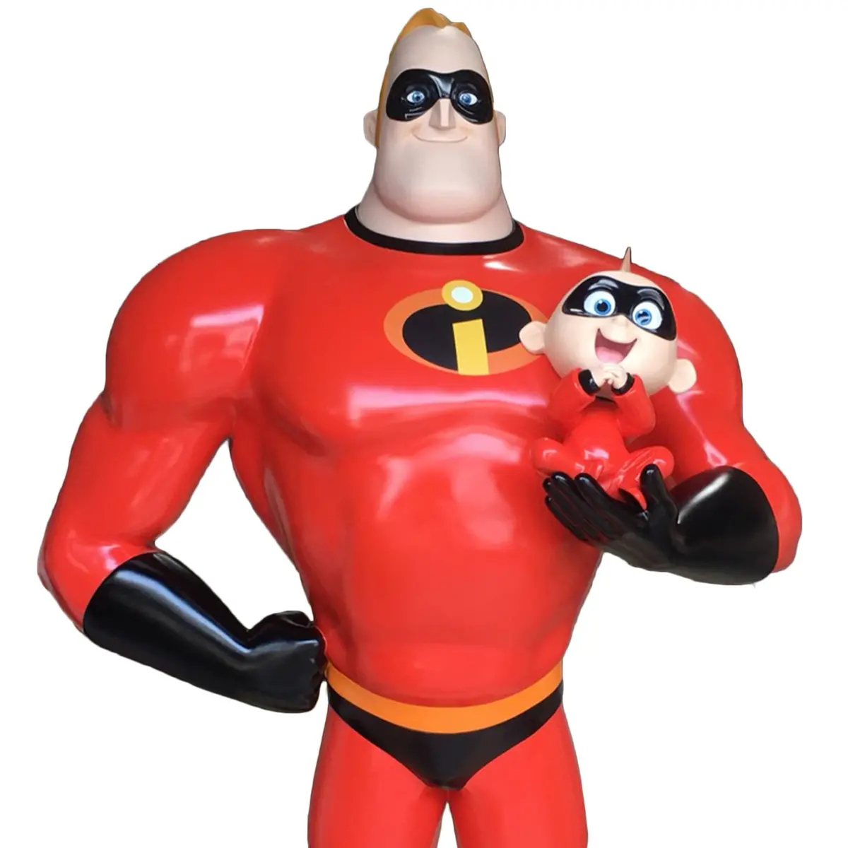 Disney The Incredibles: Mr. Incredible And Jack-Jack Life Size Statue 1