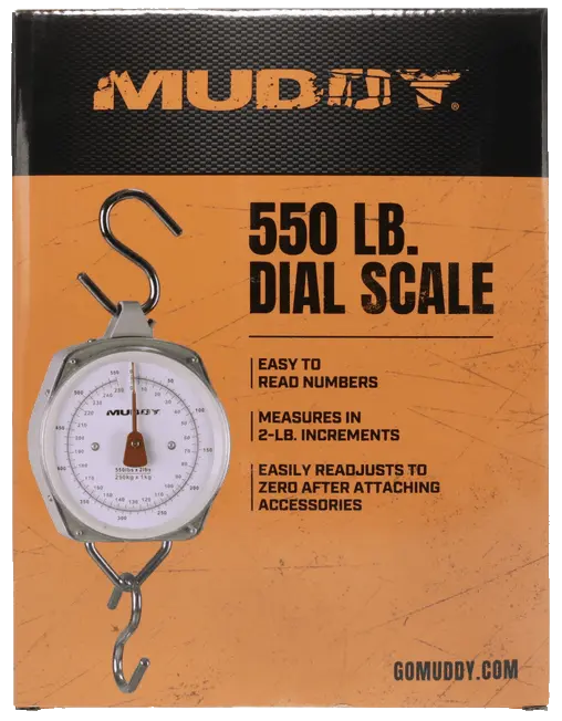 Muddy 550 Lb Dial Scale 1