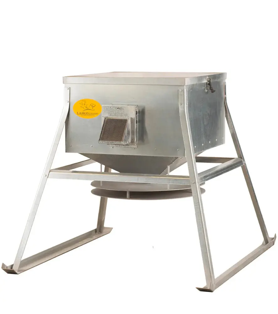 Corn Feeders 600 Lb. Low & Throw Corn Feeder 1
