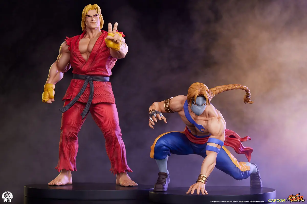 Street Fighter: Ken & Vega Street Jam Statue Set 1