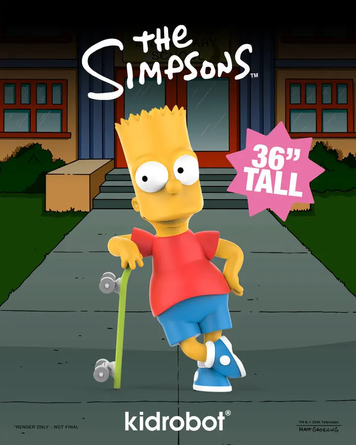 The Simpsons: Bart Simpson 36" Art Giant 1