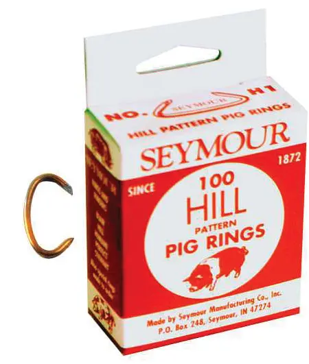 No 1 Pig Rings 100/Pkg 1