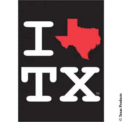 I Heart Texas Postcard 1