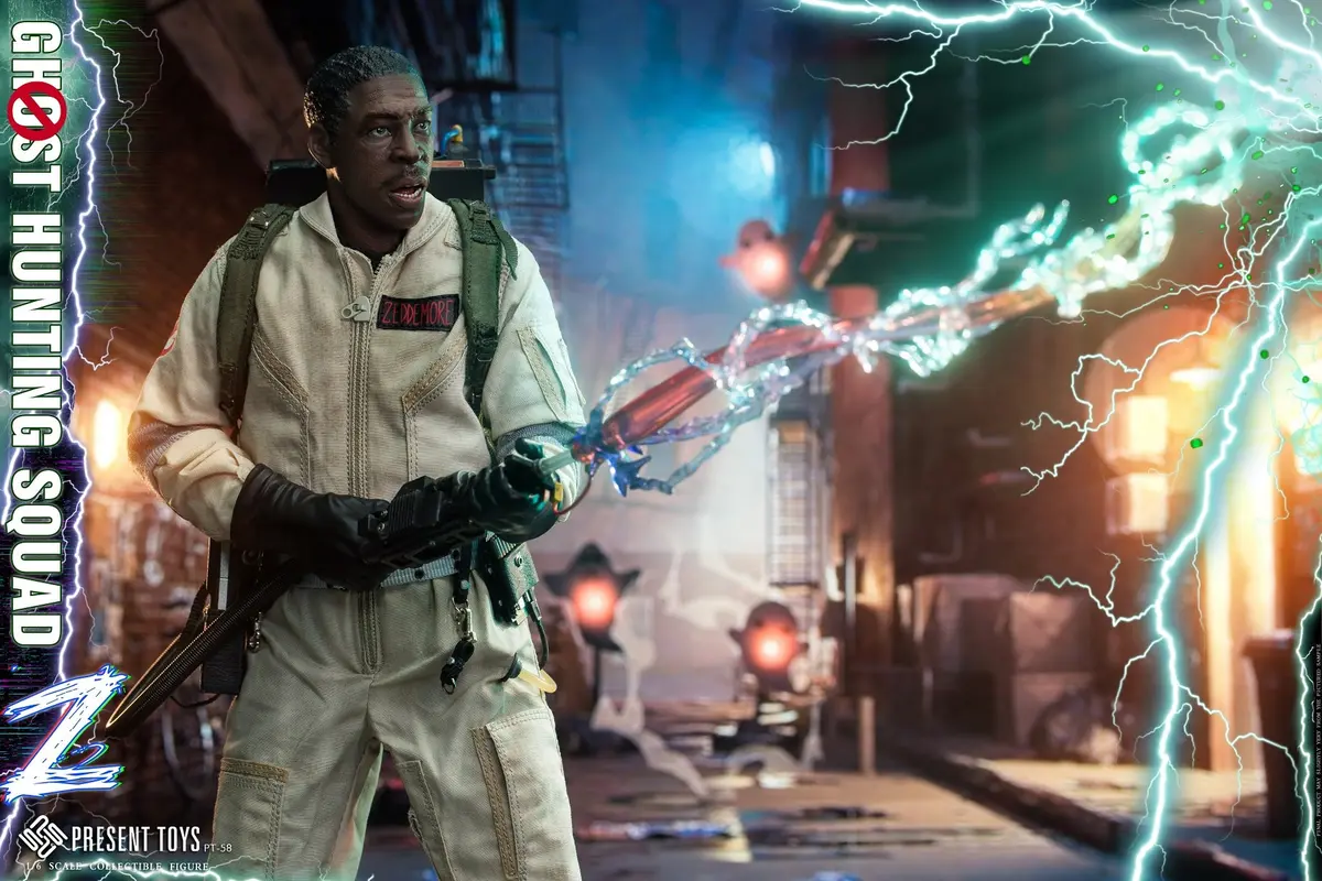 Ghostbusters (1984): Winston Zeddemore Ghost Hunting Squad Z 1