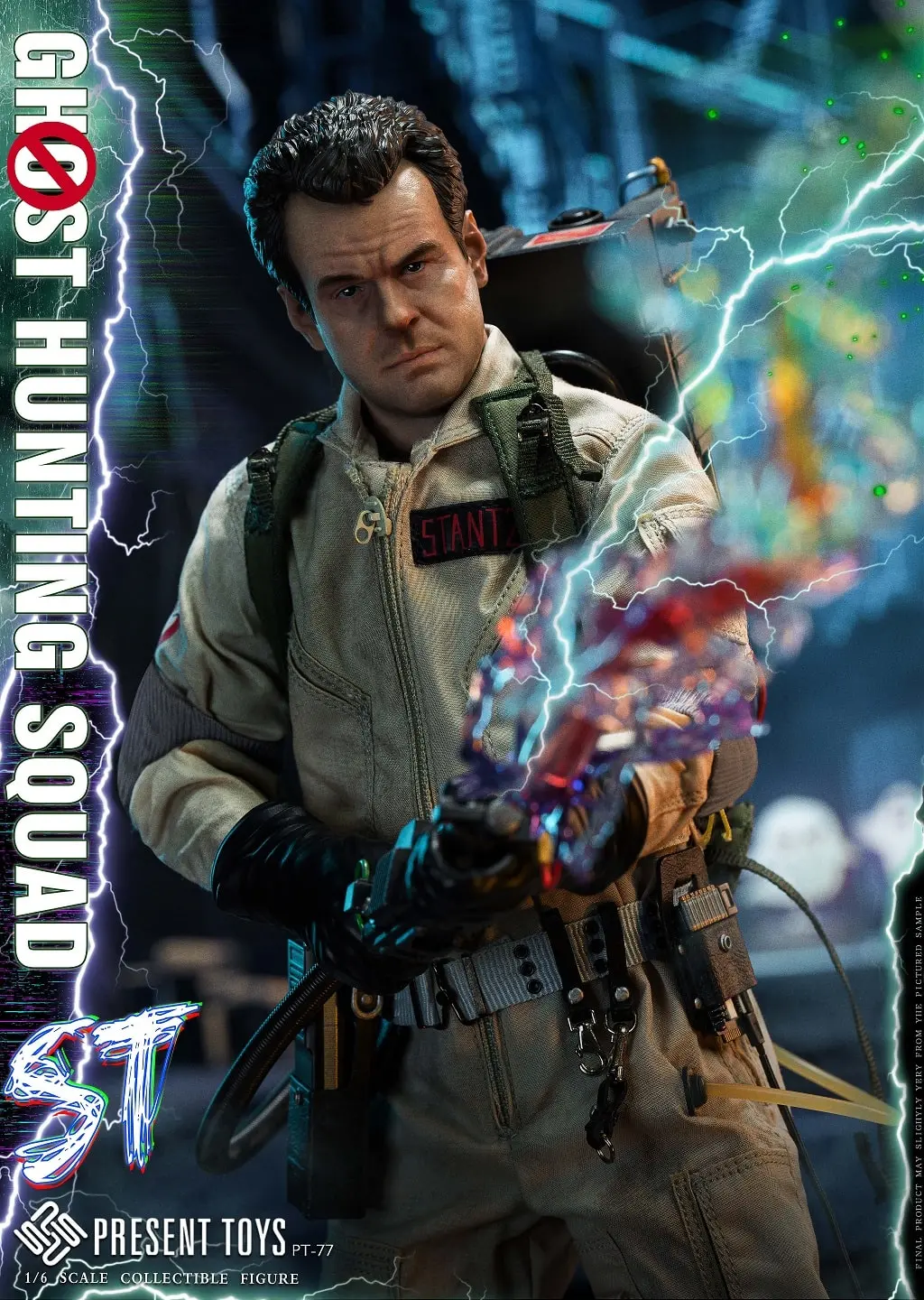 Ghostbusters (1984): Dr. Raymond Stantz Ghost Hunting Squad St 1