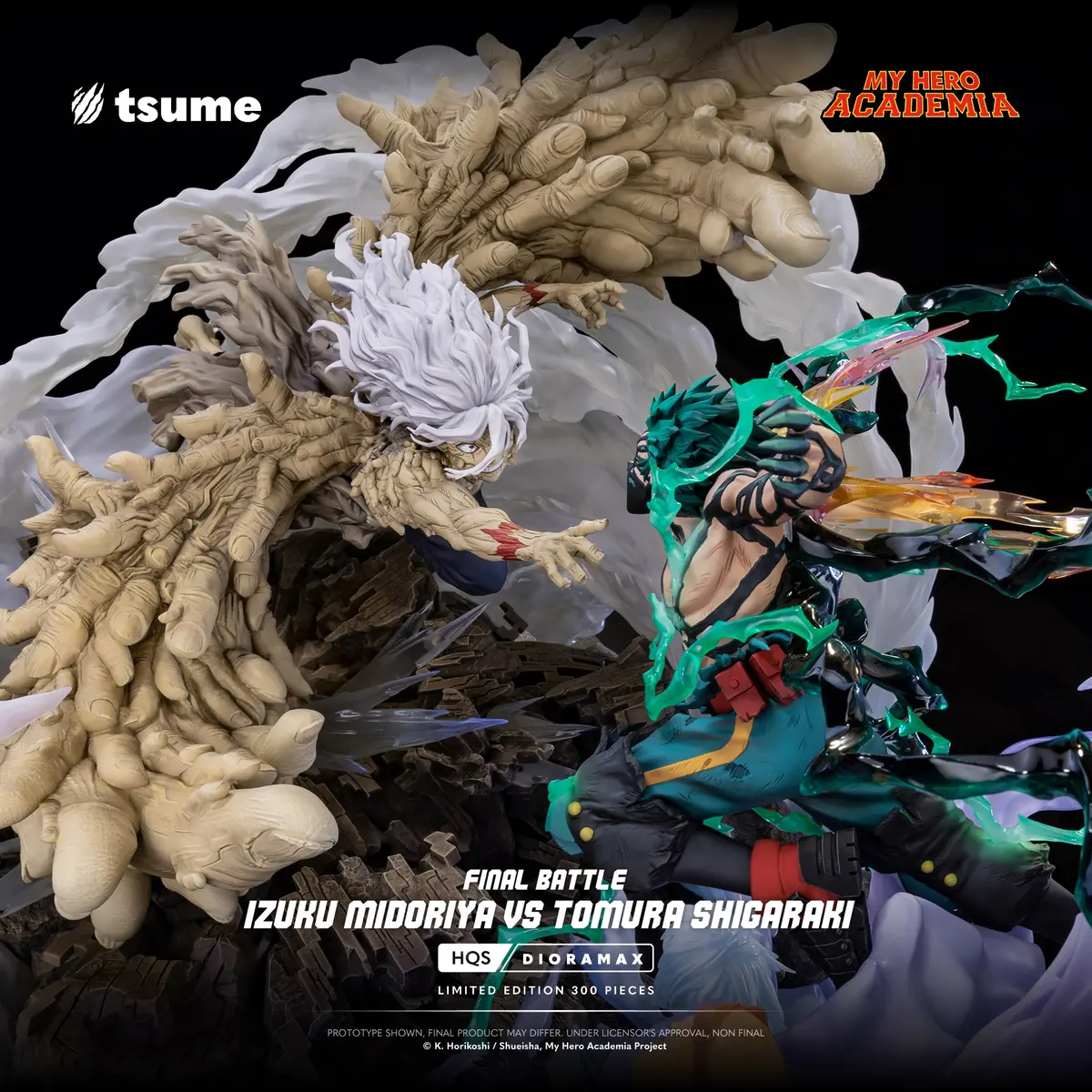 My Hero Academia: Final Battle Izuku Midoriya Vs Tomura Shigaraki Hqs Dioramax 1