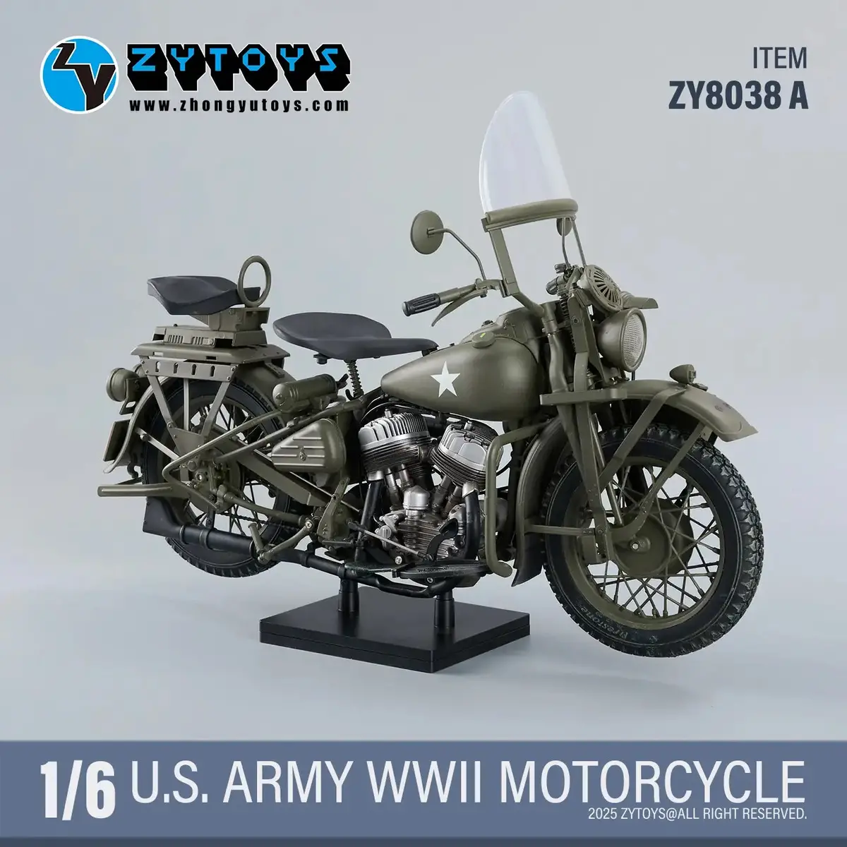 Marvel Captain America The First Avenger: Harley-Davidson 1942 Wla "Liberator" Motorcycle (Pre-Order) 1