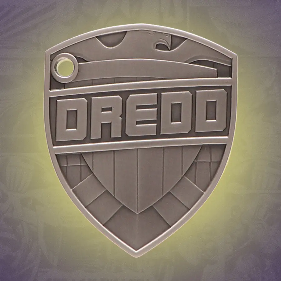 2000 Ad: Judge Dredd Badge 2025 Silver Collectible (Pre-Order) 1