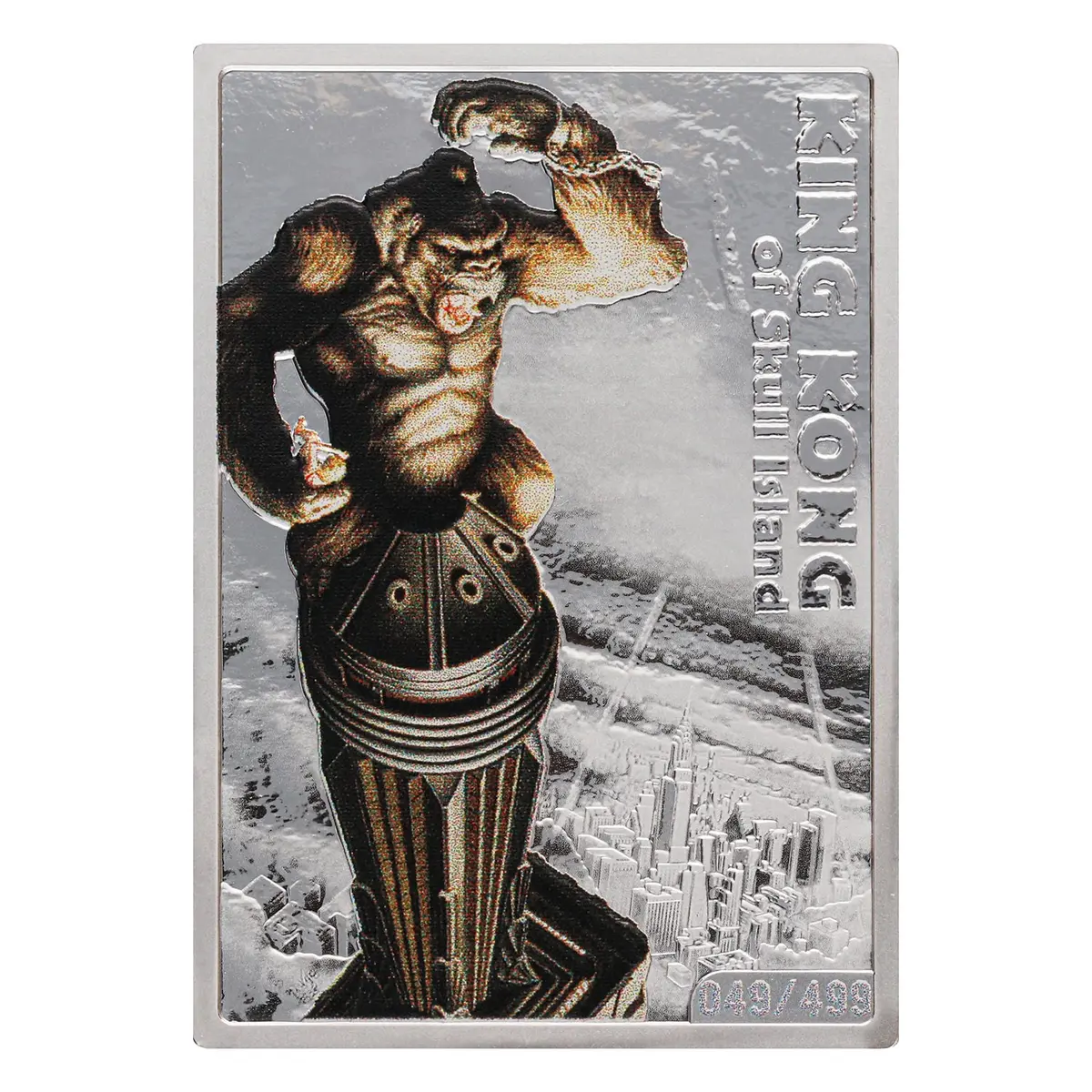King Kong (1933): King Kong Of Skull Island 5Oz Silver Coin 1