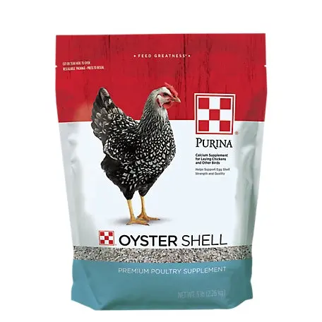Purina Oyster Shell For Laying Hens, 5 Lb. Bag 1