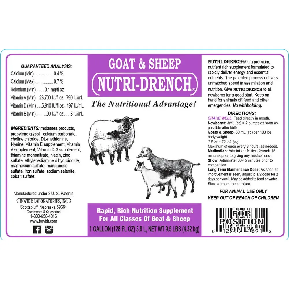 Goat & Sheep Nutri-Drench 1