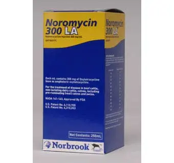 Noromycin® 300 La (Oxytetracycline Injection) 250 Ml 1/Pkg 1
