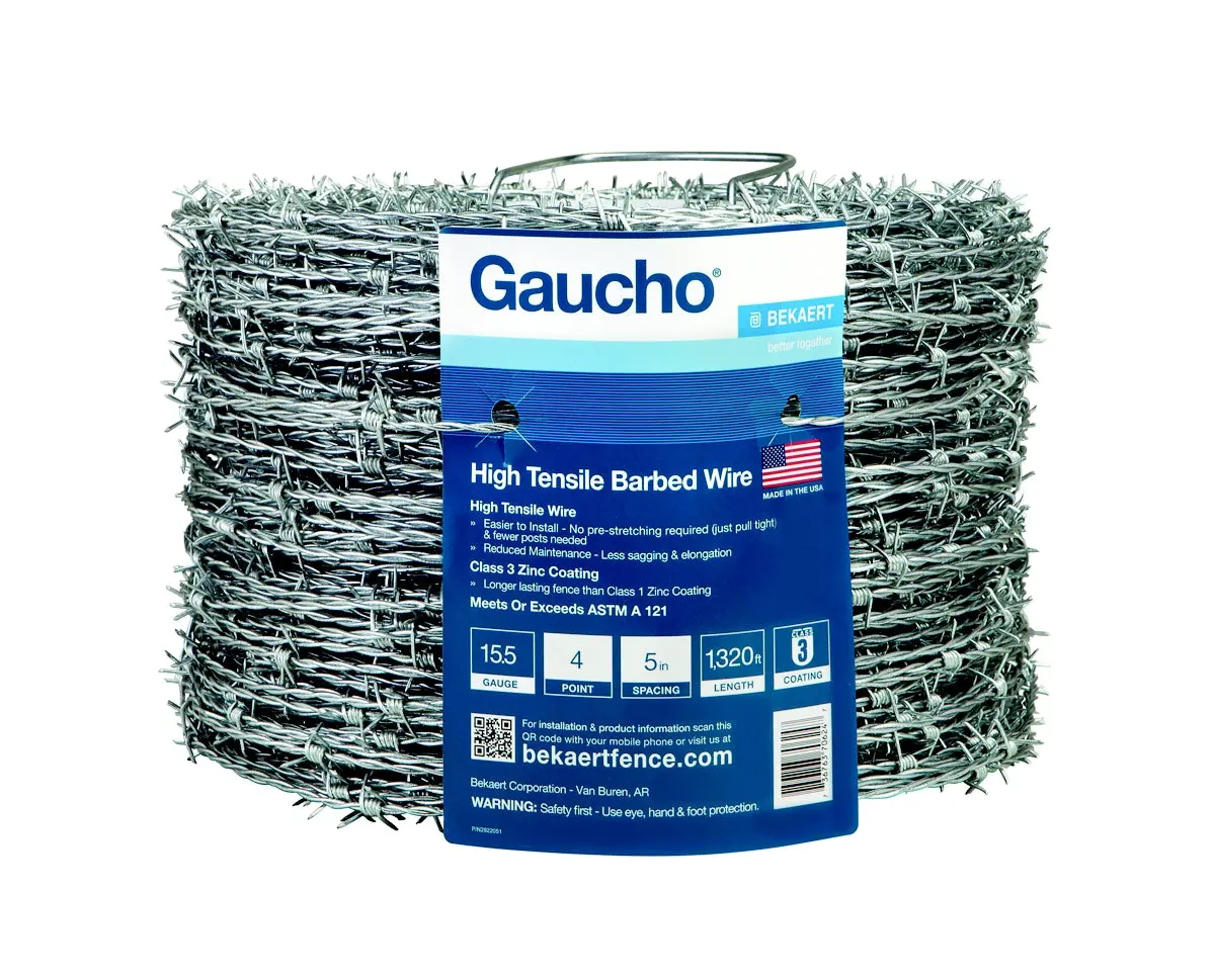 Bek 4Pt 15.5Ga 5" Cl3 Barb Wire 1