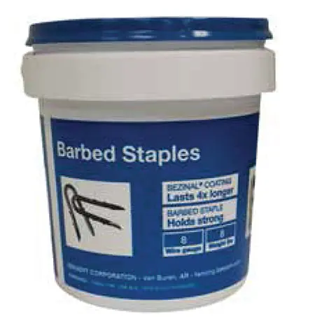 8# Bkt 2" 2Brb 8Ga Spur Staple 1