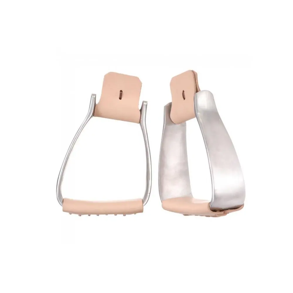 Aluminum Angled Roper Stirrups 1