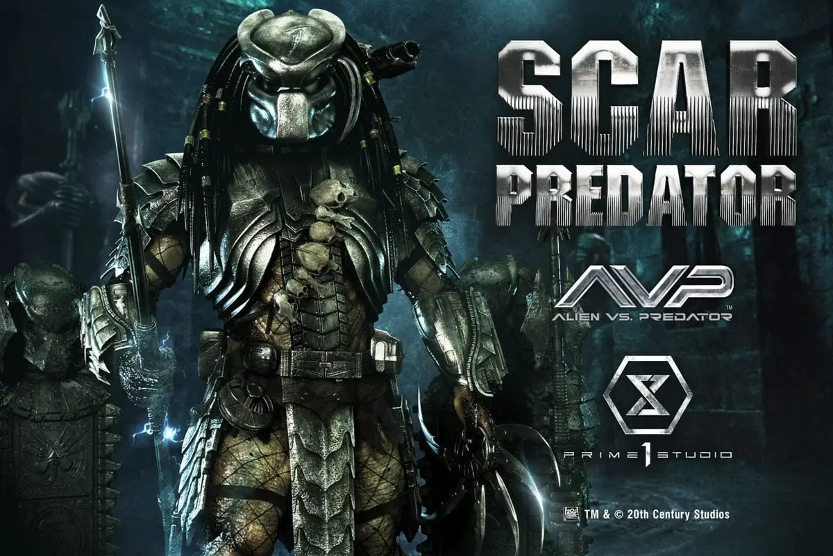 Alien Vs Predator: Scar Predator Third Scale Statue 1