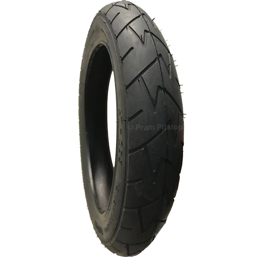 12 1/2 X 1.75 X 2 1/4” Pram Tyre In Black 1