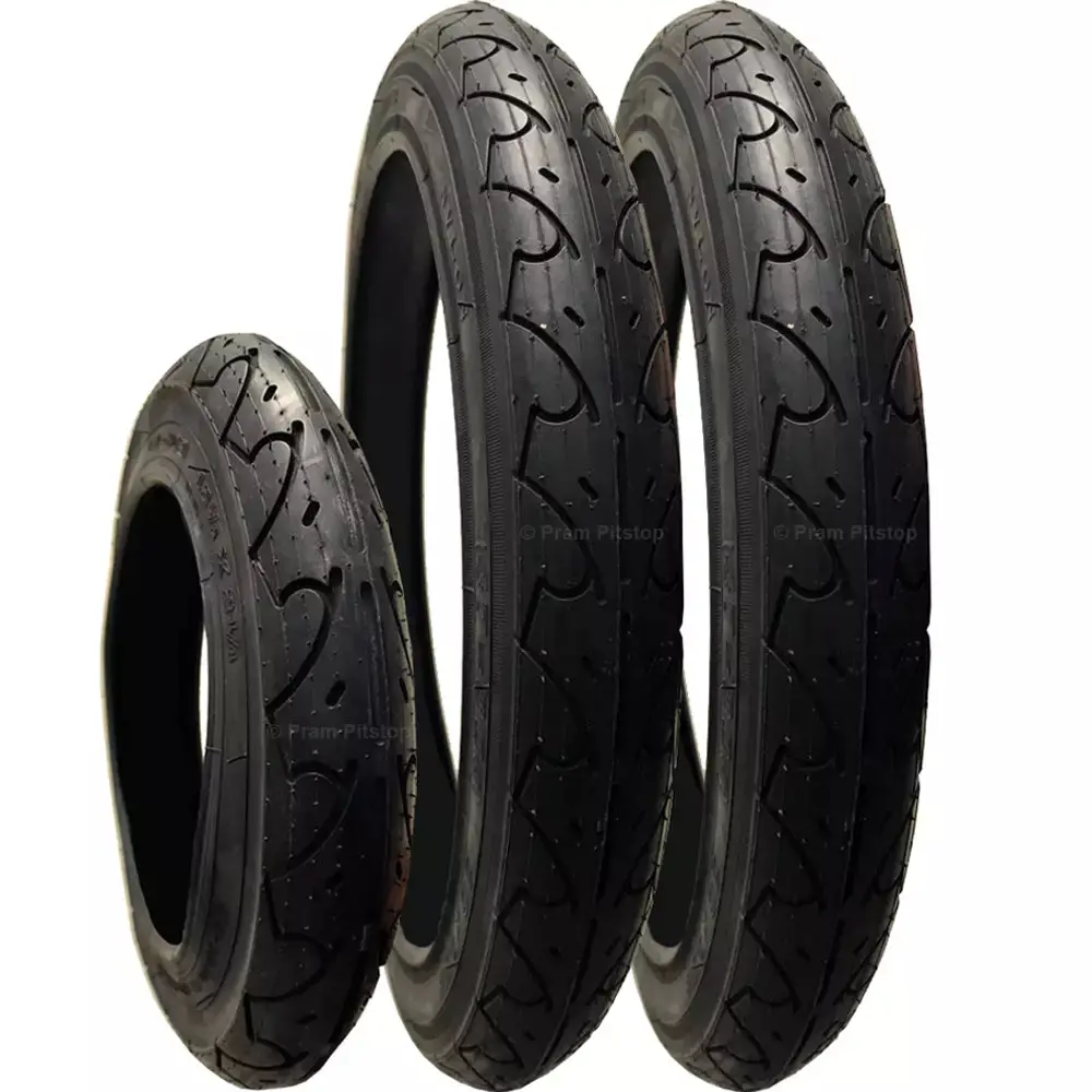 12 1/2 X 2 1/4 Pram Tyre (Single) With 16 X 1.75 Pram Tyres (Pair) 1