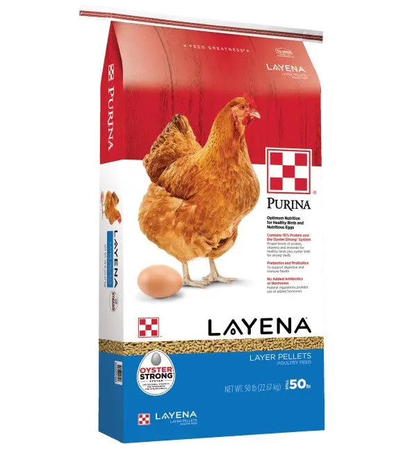 Purina, Layena Pellets Premium Poultry Feed, 50 Lb 1