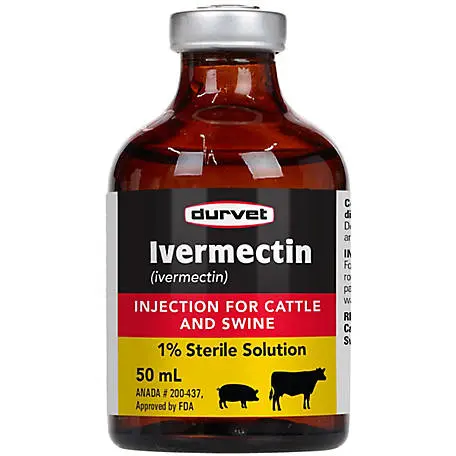 Durvet: Ivermectin Injection 1% - 50 Ml 1