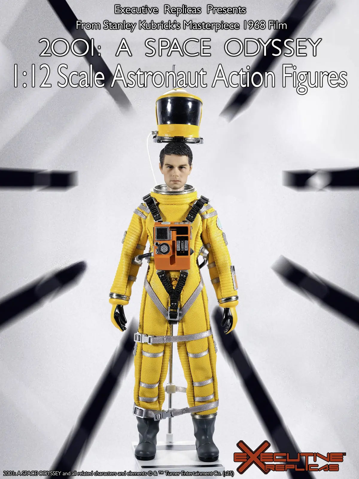 2001 A Space Odyssey: Dr. Frank Poole Yellow Discovery Astronaut 1