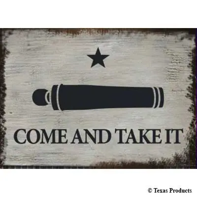 Come And Take It Wood Magnet 1