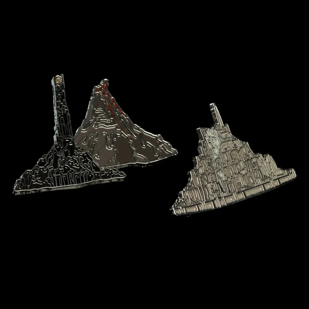 Lord Of The Rings: Minas Tirith And Barad Dur Pin Set 1