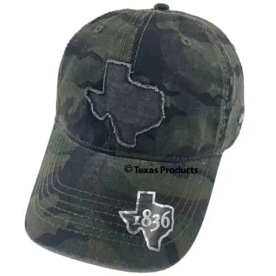 Camo Large Texas Shape Hat 1