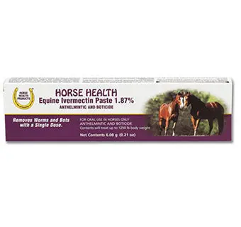 Horse Health Equine Ivermectin Paste Apple Flavor 1.87% Tube - Each 1