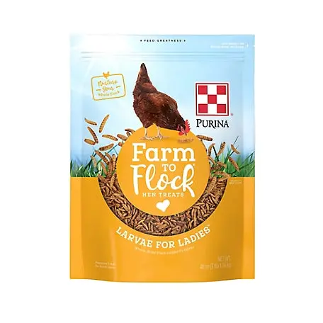 Farm To Flock Larvae For Ladies Hen Treats, 3 Lb. 1
