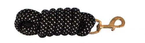 Blk  Nylon Pro Braided Lead Rope 7' 1