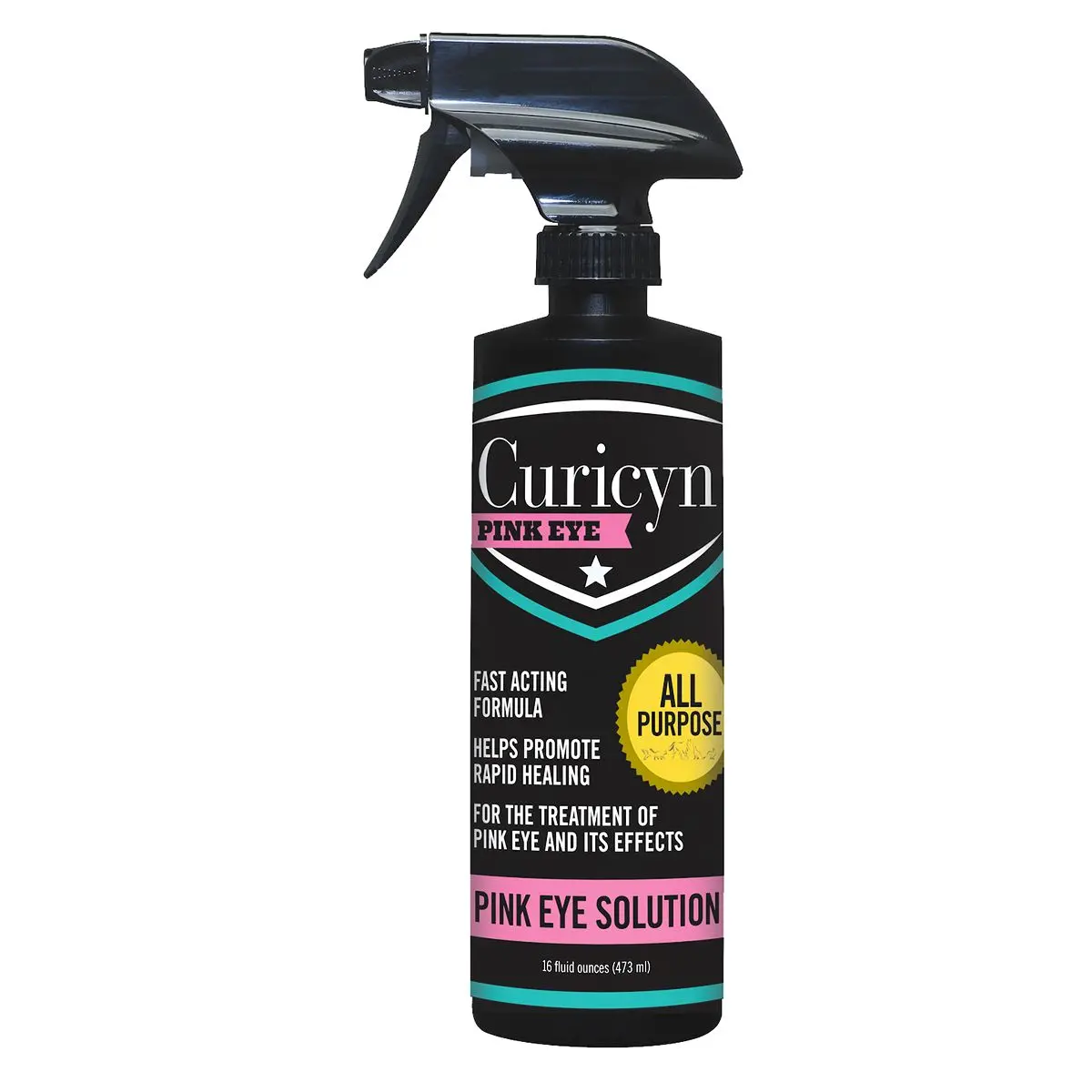 Curicyn Pink Eye Solution - 16 Fl Oz Spray 1