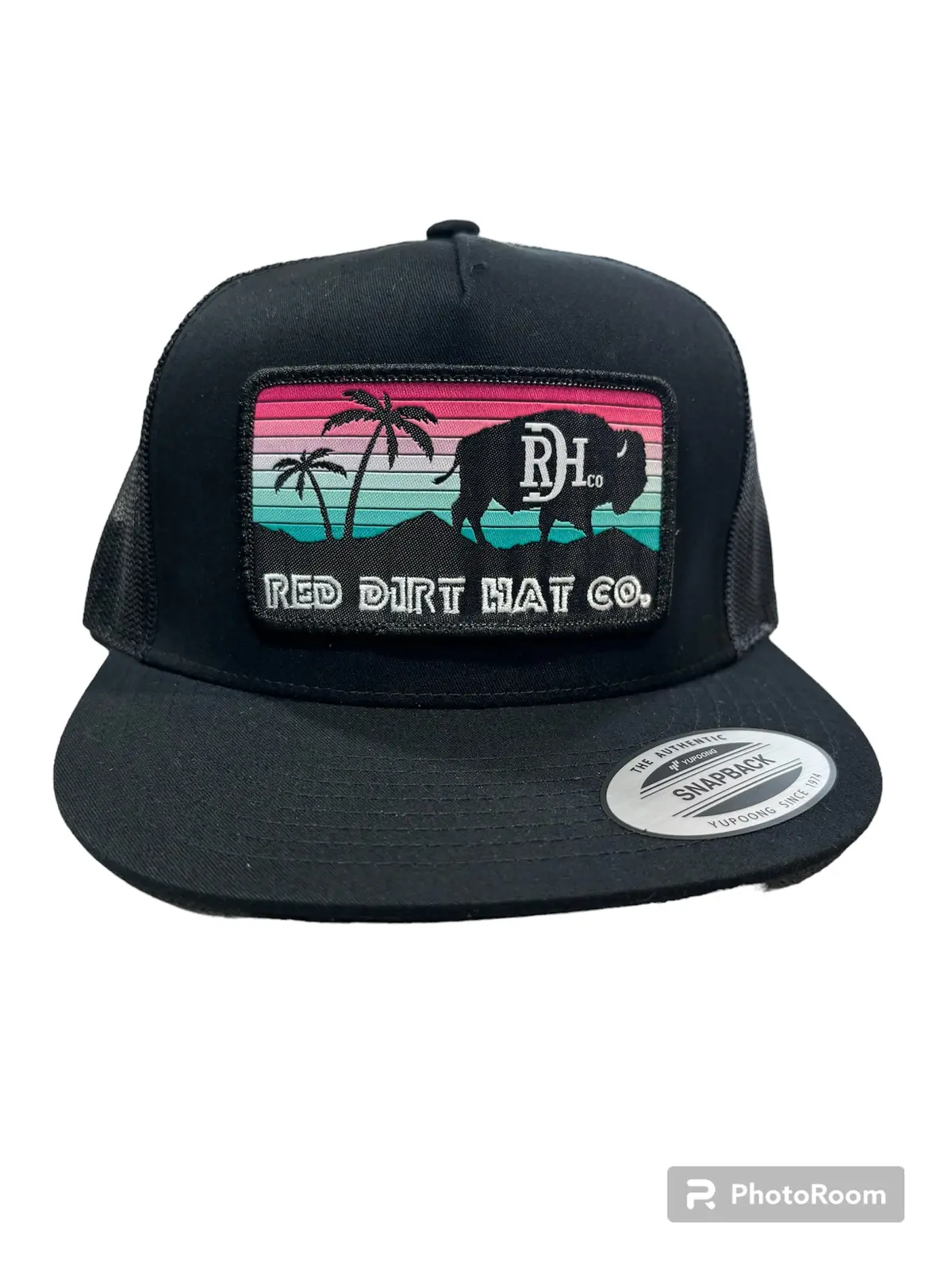 Miami Vice- Black/Black 5 Panel- Red Dirt 1