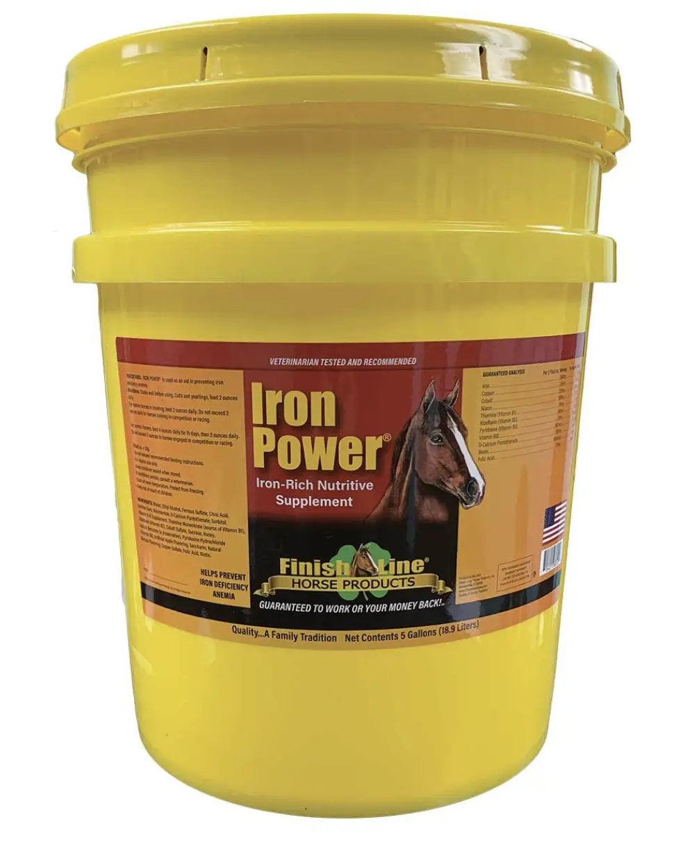 Iron-Power 5 Gal Finish Line Horse Products, Inc. 1
