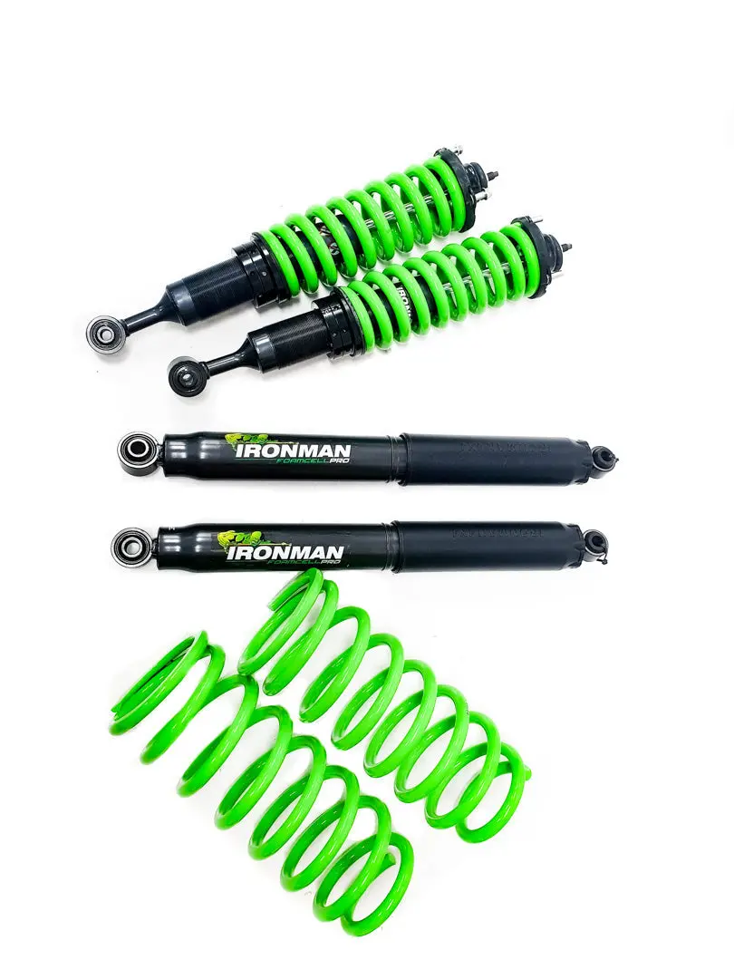Toyota Landcruiser Prado (2003-Oct 2009) 120 Series Lwb Diesel 40-70Mm Adjustable Suspension Lift Kit - Ironman Foam Cell Pro 3