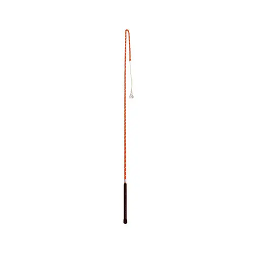 Stock Whip 50" Shaft 18" Lash-Orange 1