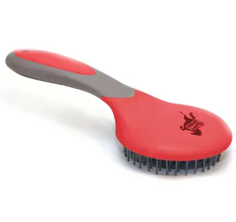 Happy Horse Mane And Tail Brush Plastic - Red 1