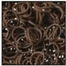 Braidettes Braiding Bands- Dark Brown 1