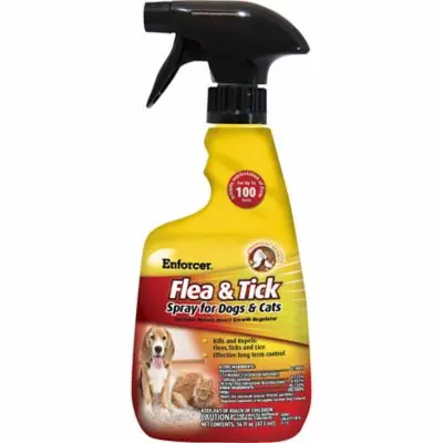 Enforcer: Flea & Tick Spray For Dogs, Cats - 16 Fl Oz 1