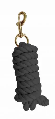 Black 9Ft Cotton Lead W Brass Plate 1