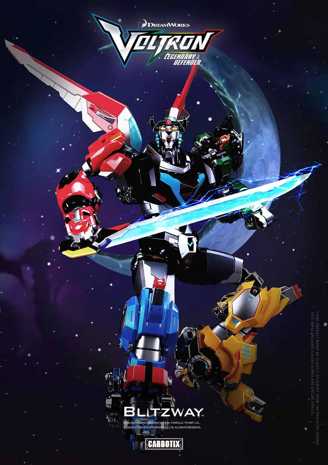 Dreamworks Voltron Legendary Defender: Voltron Carbotix 1