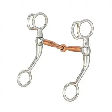 4" - Tough1 Miniature Training Snaffle With Copper Mouth 1