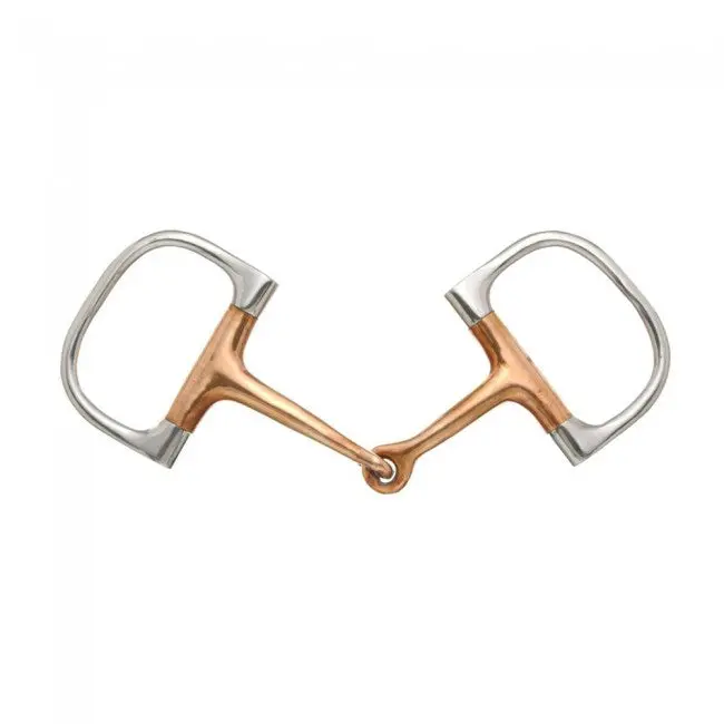 Tough1 Copper Mouth Dee Ring Snaffle 1