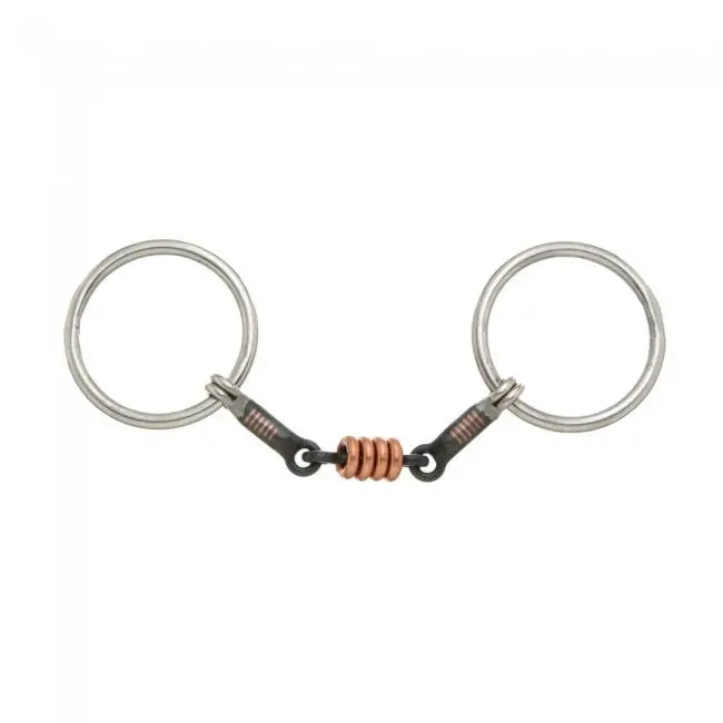 Tough1 3-Piece Sweet Iron Ring Snaffle 1