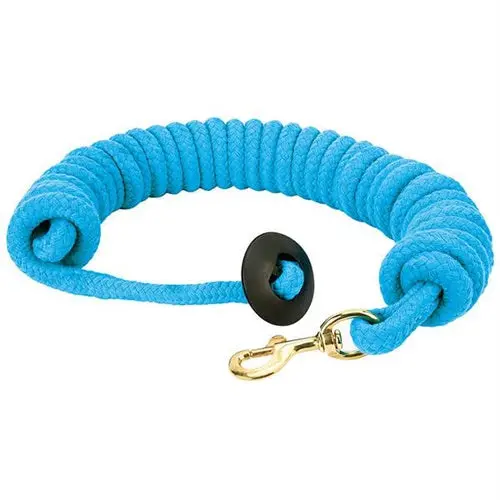 Rounded Cotton Lunge Line - Hurricane Blue 1