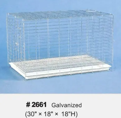 Rabbit Cage 30' X18x18h' Galvanized 1