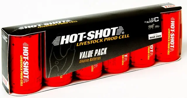 6-Pk Alk.C Battery F/Hotshot 1