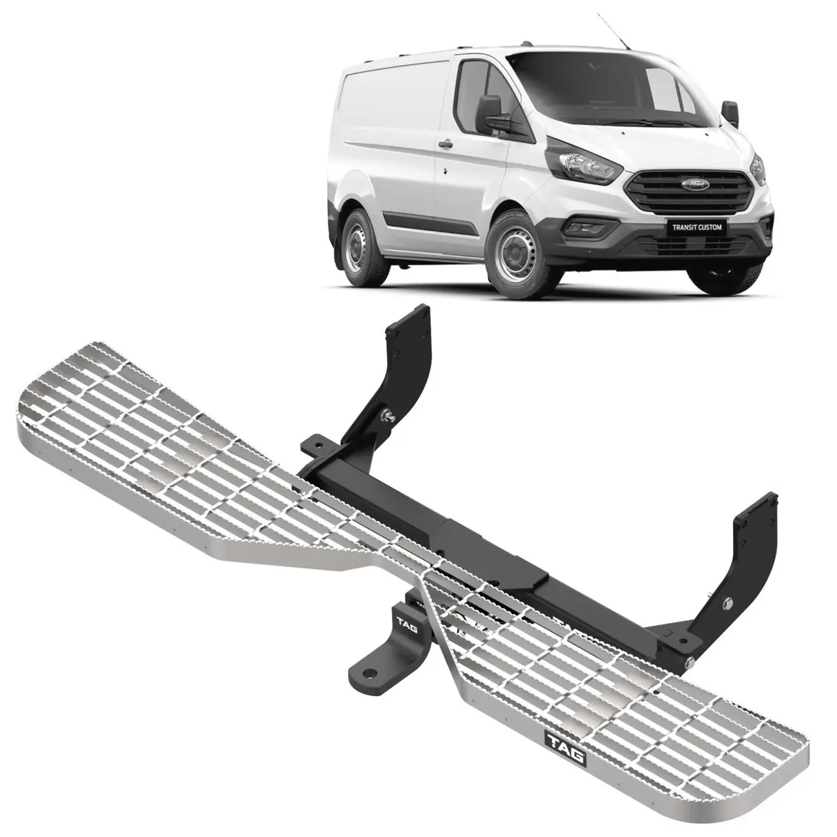 Tag Towbar, Rear Step & Direct Fit Wiring For Ford Transit Custom (02/2014 - 05/2016) 2